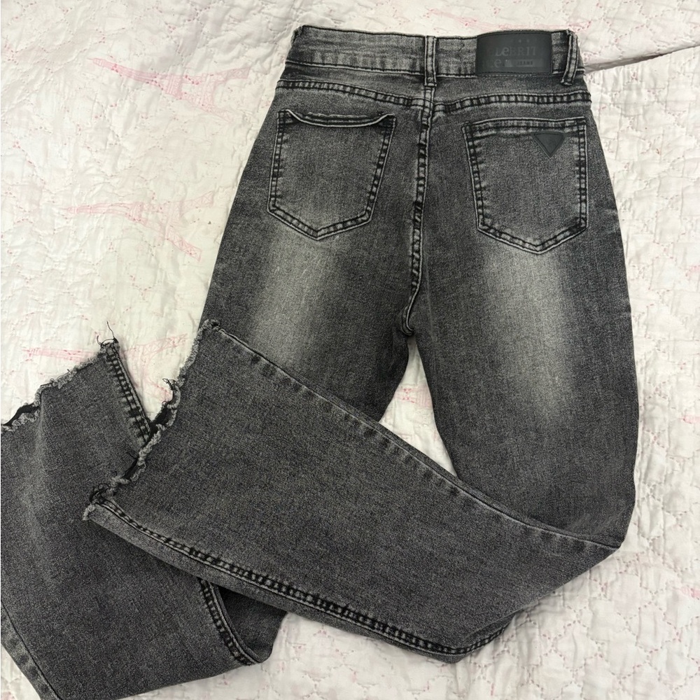 Stylish Black Flare Jeans for Women - Picture 2 of 2